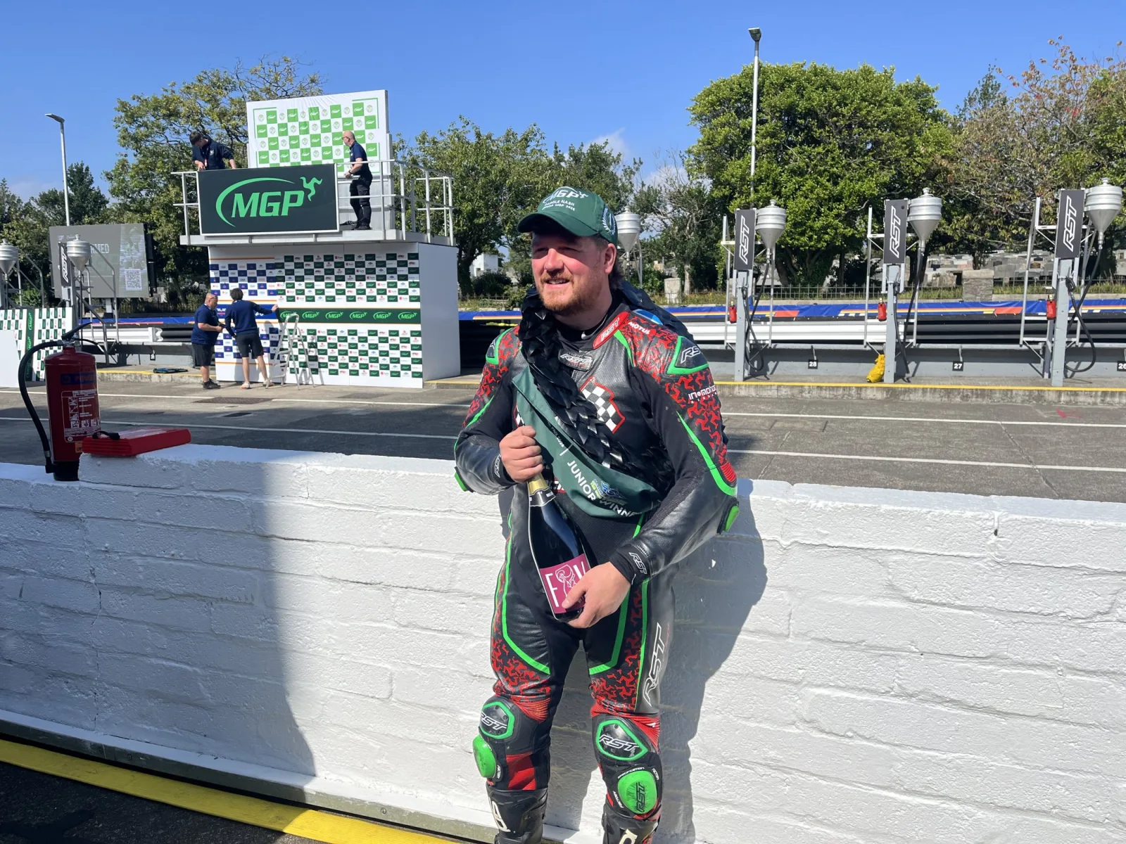 Johnny Stewart becomes second rider ever to win three Manx Grand Prix in a week