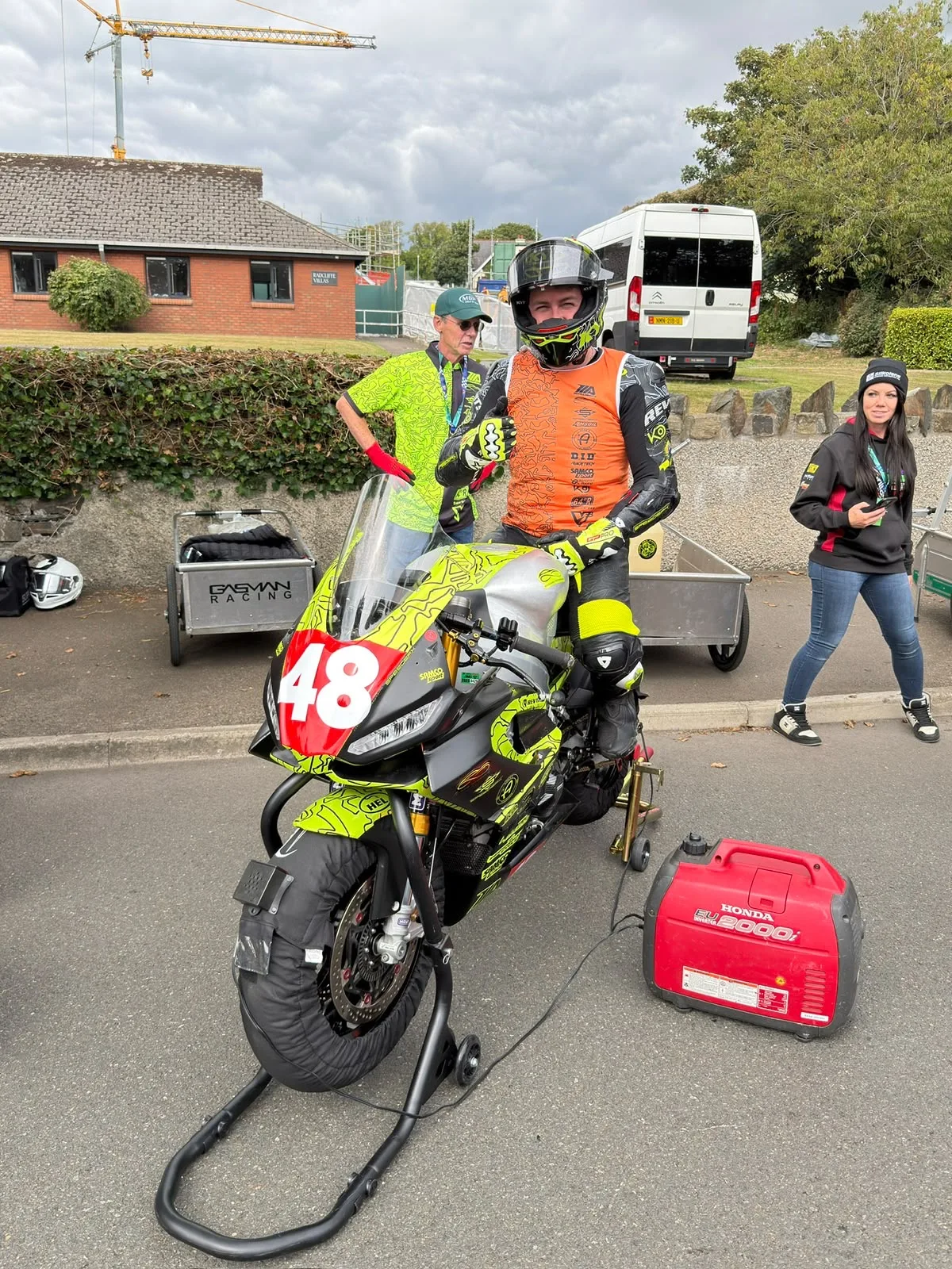 Aaron West Roberts - Former ice hockey pro turned road racer