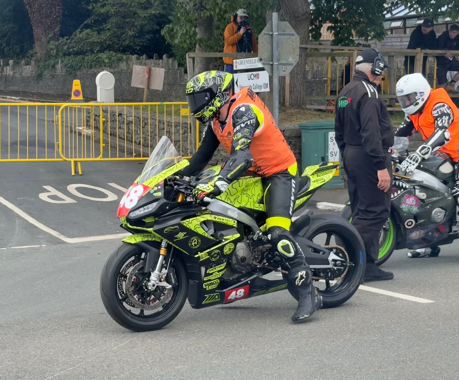 Aaron West Roberts - Former ice hockey pro turned road racer